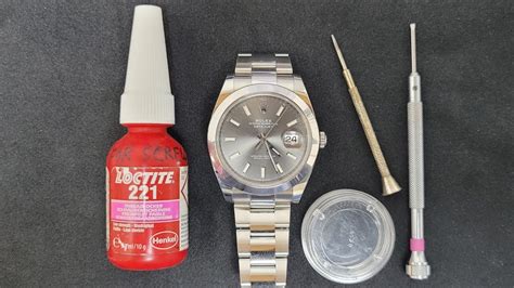 loctite 221 rolex